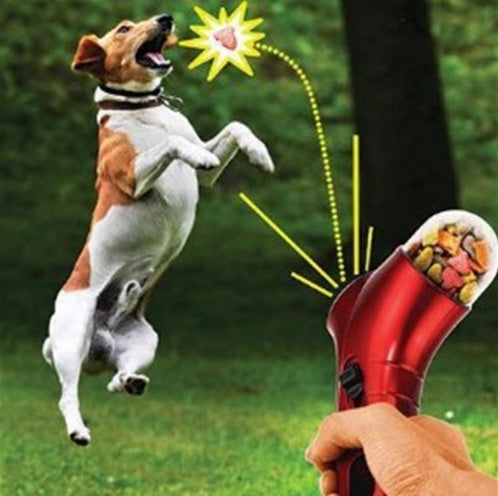 Pet Food Catapult Feeder / Funny Dog Toy