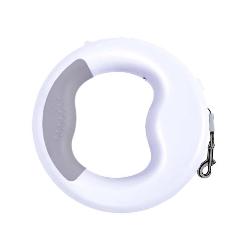 Single retractable pet leash