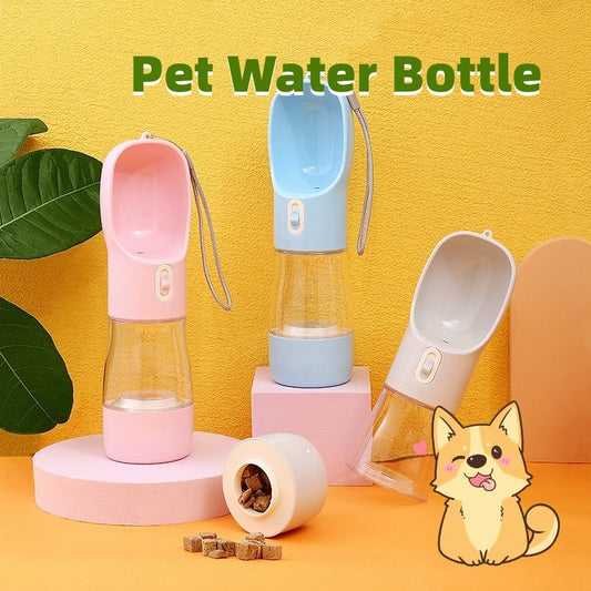 Portable Water Food Bottle For Pets